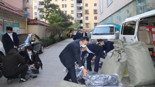 助力抗疫事情者 BG视讯实业在行动 ——兰州BG视讯实业集团代表业主谢谢防疫一线事情职员